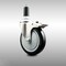 Service Caster 5 Inch 316SS Black Poly Swivel 1-1/4 Inch Expanding Stem Caster Lock Brake SCC SCC-SS316TTLEX20S514-PPUB-BLK-114 - alternate 3